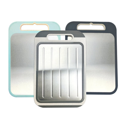 Double-sided 304 Stainless Steel Cutting Board