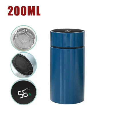 200ML Temperature Display Smart Thermos Water Bottle Intelligent Stainless Steel Vacuum Flasks Thermoses Coffee Cup