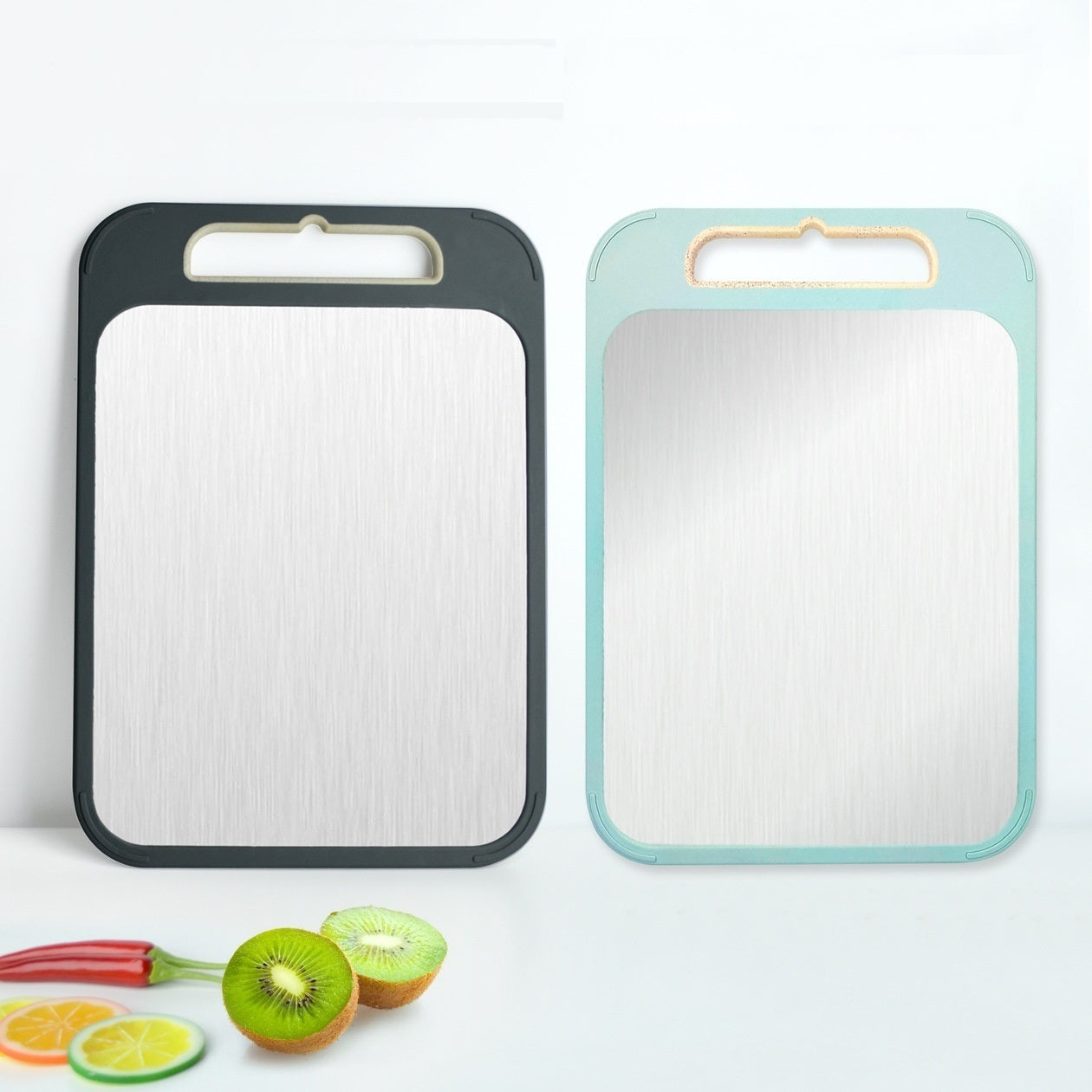 Double-sided 304 Stainless Steel Cutting Board